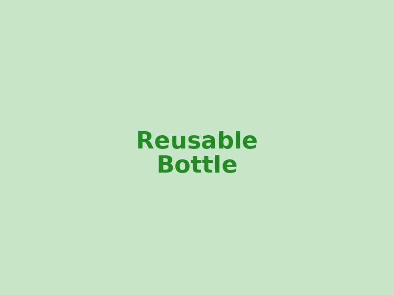 Reusable Water Bottle